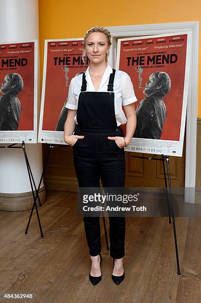 Actress Mickey Sumner attends "The Mend" New York premiere at Crosby Street Hotel on August 17, 2015 in New York City.