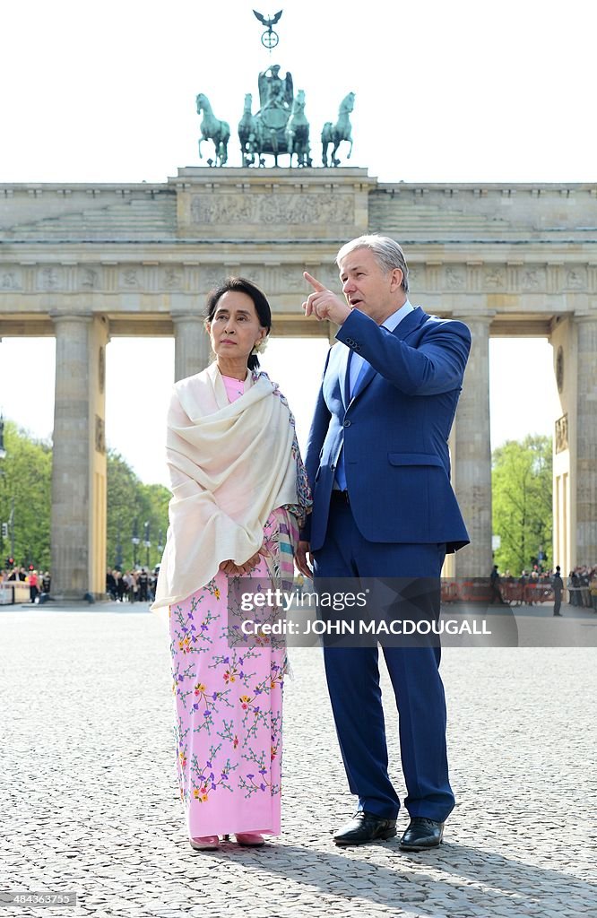 GERMANY-MYANMAR-DIPLOMACY-SUU KYI