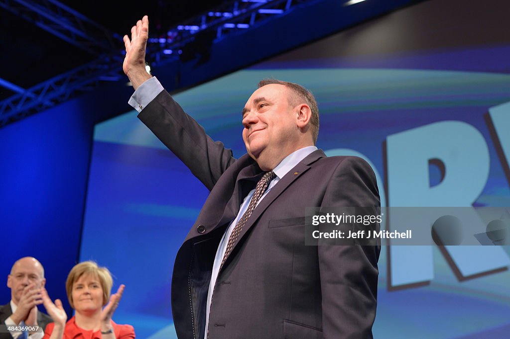 SNP Leader Alex Salmond Delivers His Keynote Speech At The SNP Conference