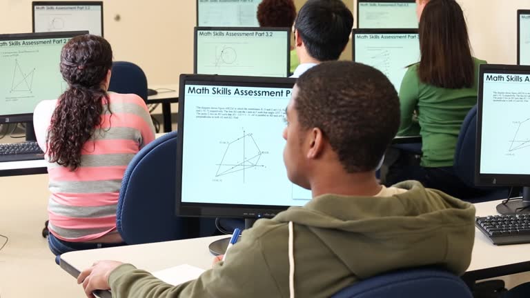 Students Computer Testing 102 High School Standardized Test Stock Videos, Footage, & 4K Video ...