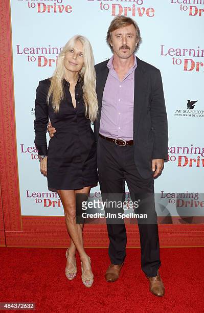 Actor Jake Weber and Korri Culbertson attend the "Learning To Drive" New York premiere at The Paris Theatre on August 17, 2015 in New York City.