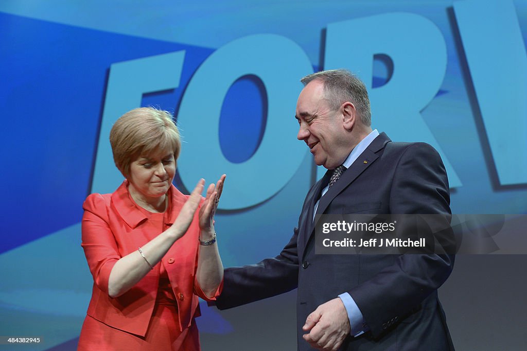 SNP Leader Alex Salmond Delivers His Keynote Speech At The SNP Conference