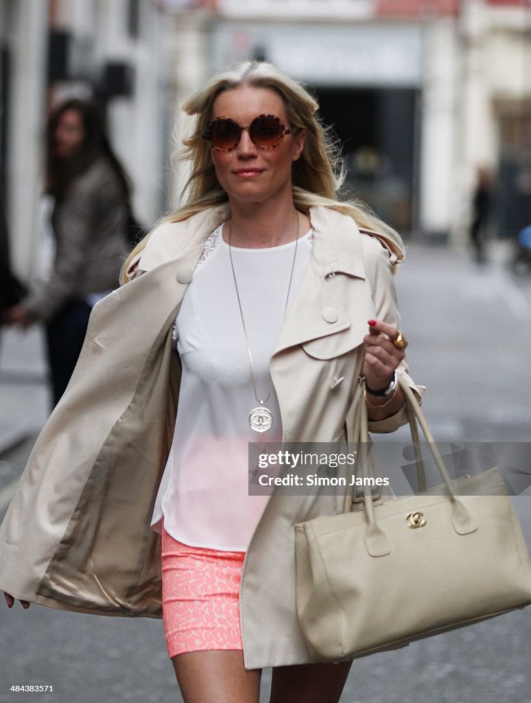 Celebrity Sightings In London - April 12, 2014