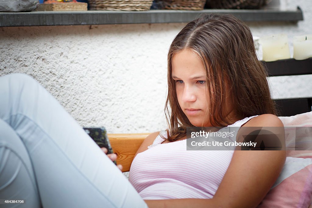 Girl With A Cellphone