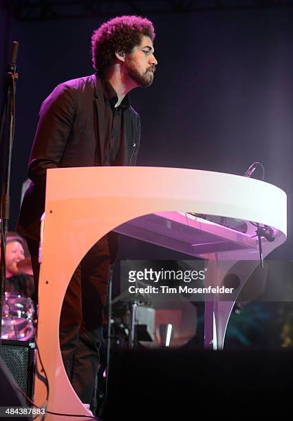 Brian Burton aka Danger Mouse of Broken Bells performs at The Empire Polo Club on April 11, 2014 in Indio, California.