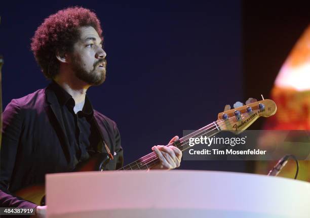 Brian Burton aka Danger Mouse of Broken Bells performs at The Empire Polo Club on April 11, 2014 in Indio, California.