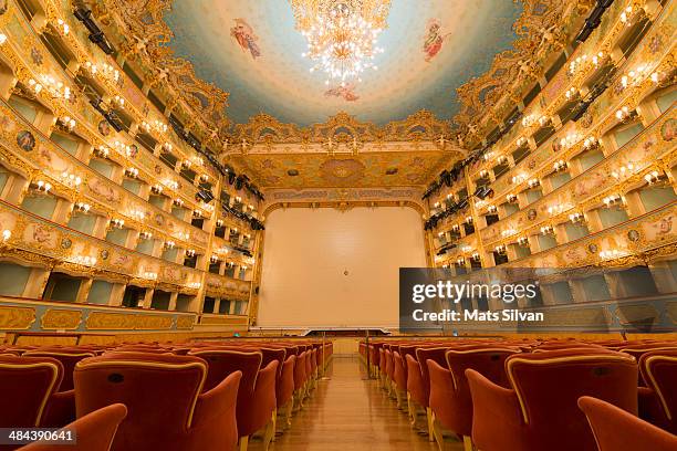 gran teatro la fenice - opera houses stock pictures, royalty-free photos & images