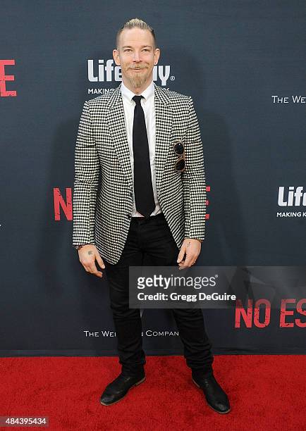 Sean Brosnan arrives at the premiere of The Weinstein Company's "No Escape" at Regal Cinemas L.A. Live on August 17, 2015 in Los Angeles, California.