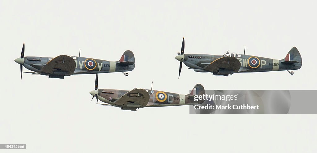 Flypast to Mark The Battle Of Britain's Hardest Day