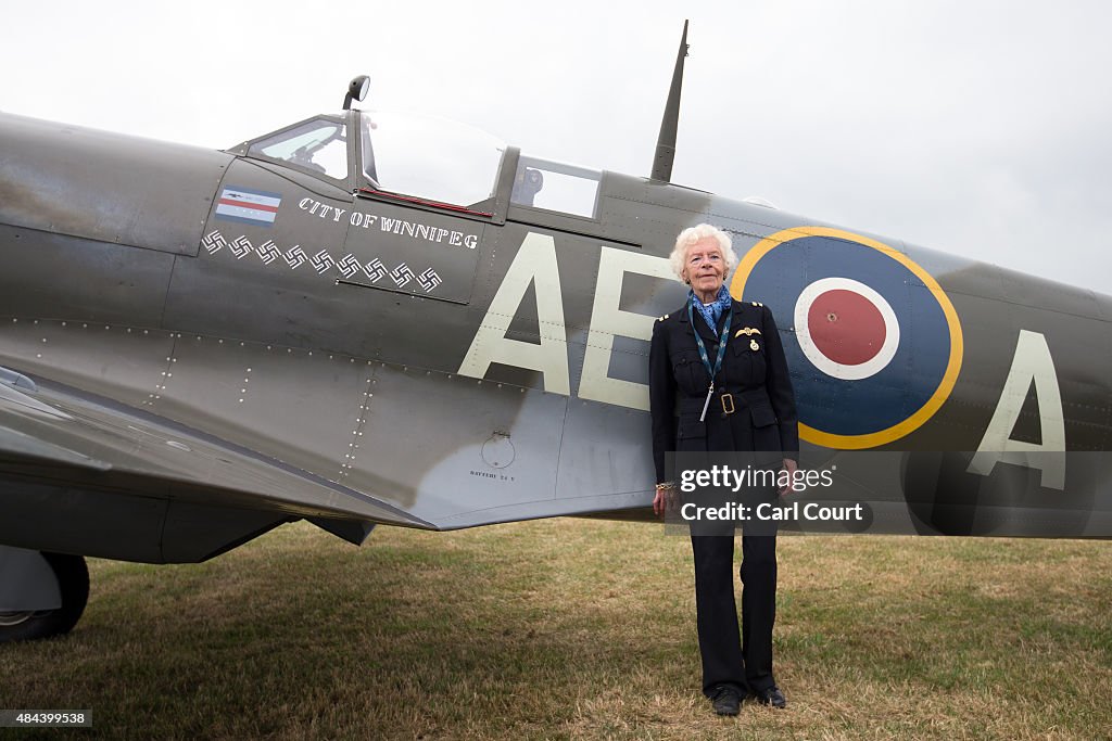 Spitfires And Hurricanes Flypast to Mark The Battle Of Britain's Hardest Day