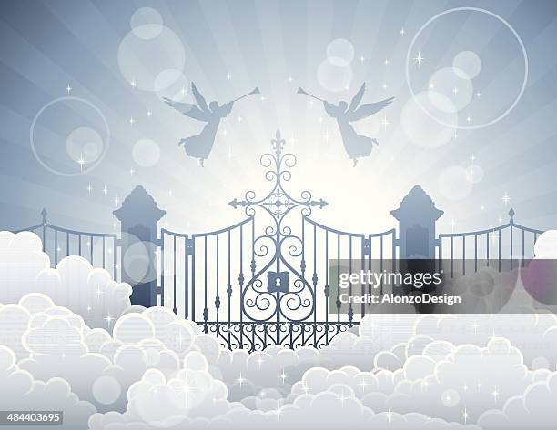 gates of heaven - 天堂 幅插畫檔、美工圖案、卡通及圖標