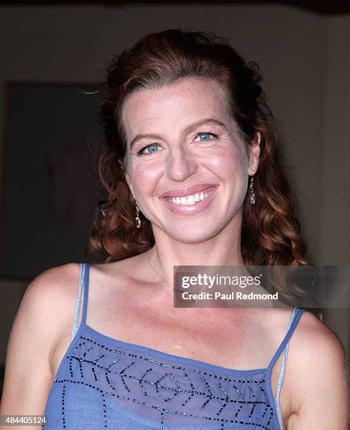 Actress Tanna Frederick attends a Private Screening of the Oculus Virtual Reality short film "Defrost" on August 17, 2015 in Los Angeles, California.