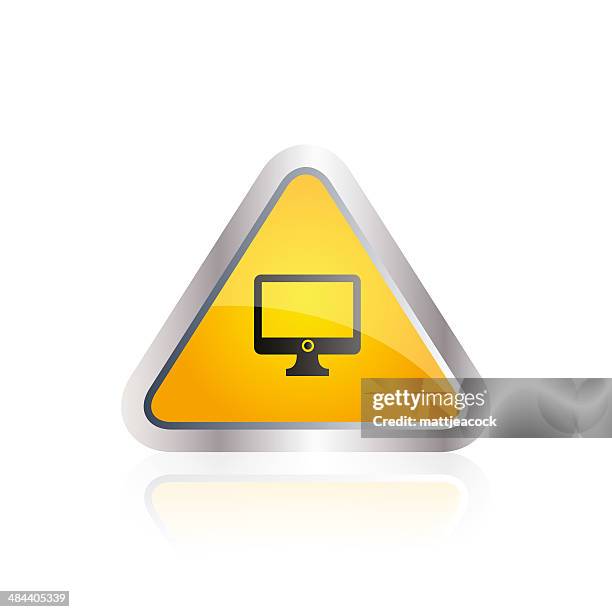 Computer Warning Symbol High-Res Vector Graphic - Getty Images