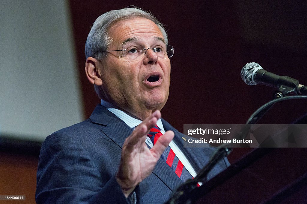 Sen. Bob Menendez Delivers Address On Obama's Proposed Iran Nuclear Deal