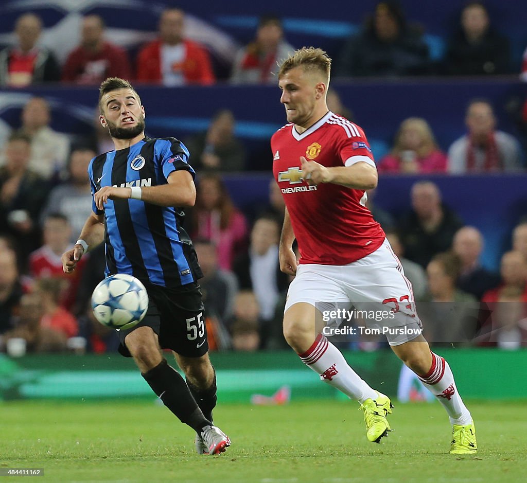 Manchester United v Club Brugge - UEFA Champions League: Qualifying Round Play Off First Leg