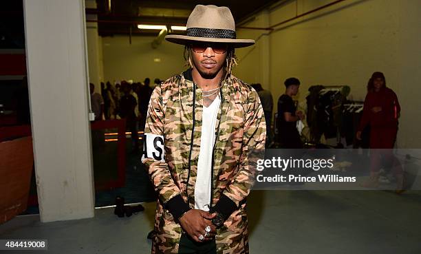 Rapper Future attends Cease and Desist Fashion Presentation on August 13, 2015 in Atlanta, Georgia.