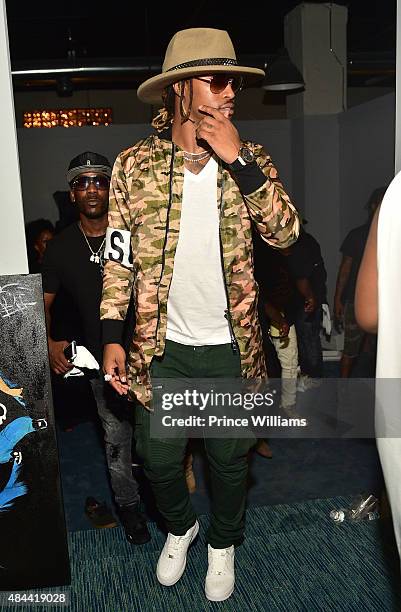 Rapper Future attends Cease And Desist Fashion Presentation on August 13, 2015 in Atlanta, Georgia.