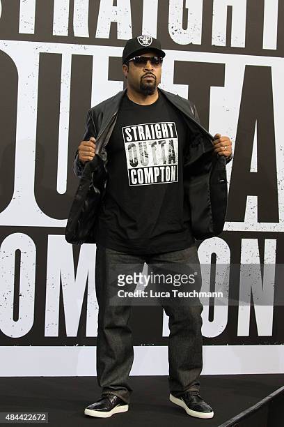 Ice Cube attends the 'Straight Outta Compton' European premiere at CineStar on August 18, 2015 in Berlin, Germany.