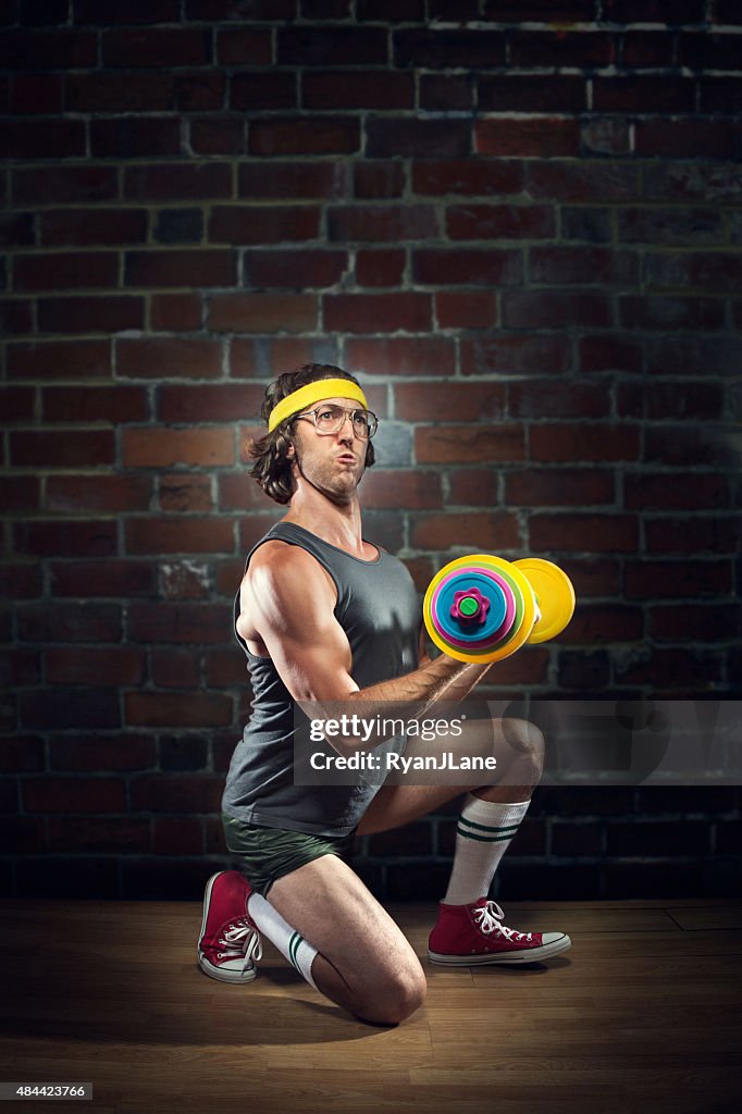 Nerd Weightlifter Lifting Kinder-Spielzeug Langhantel