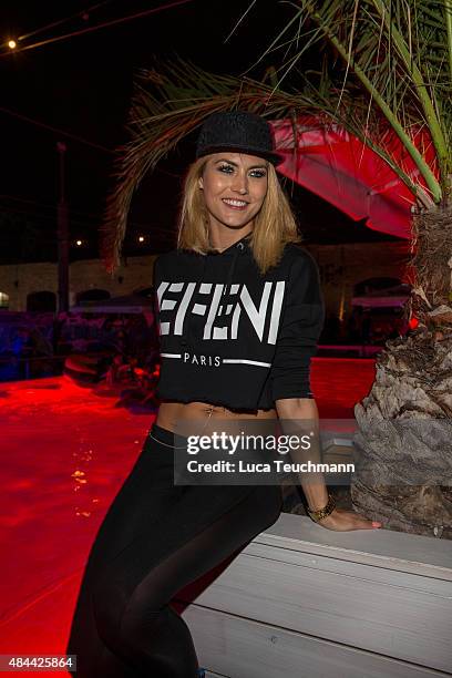 Fiona Erdmann attends the 'Straight Outta Compton' European premiere after party at Haubentaucher on August 18, 2015 in Berlin, Germany.