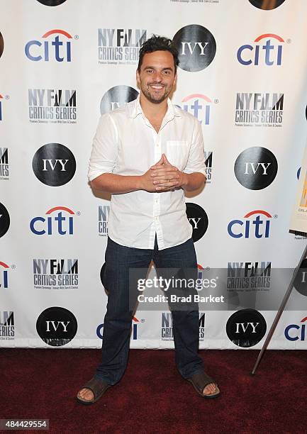 Actor Jake Johnson attends the New York Film Critics Series screening of "Digging For Fire" at AMC Empire 25 theater on August 18, 2015 in New York...