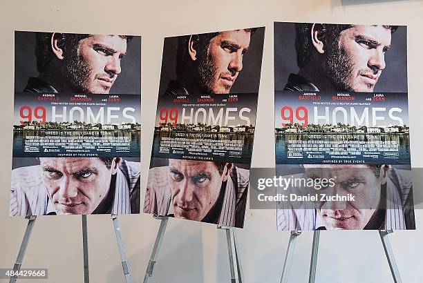 General view of atmosphere at the "99 Homes" New York Screening at Celeste Bartos Theater at the Museum of Modern Art on August 18, 2015 in New York...