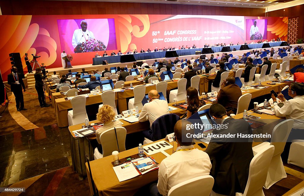 IAAF Congress Day One - 2015 IAAF World Championships