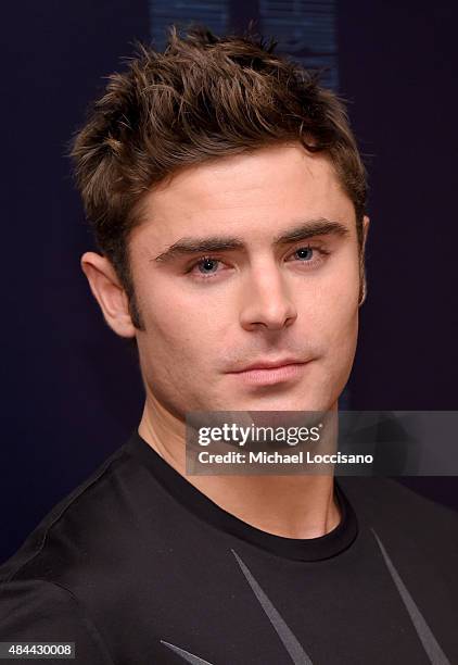 Actor Zac Efron attends the "We Are Your Friends" tour stop photo call and after party at the Marquee on August 18, 2015 in New York City.