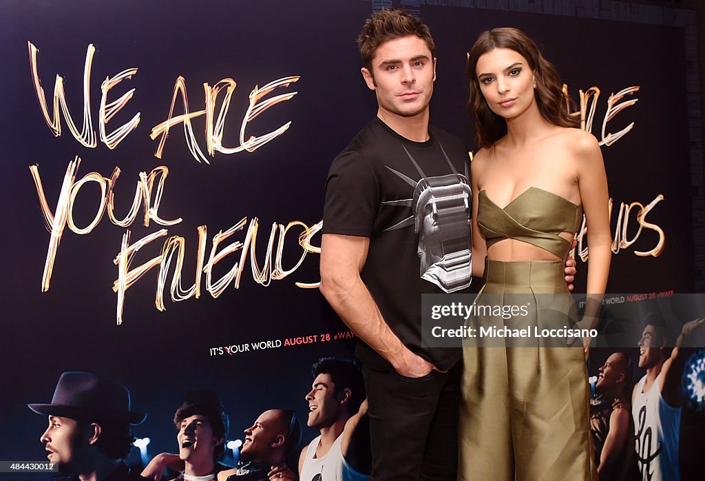 "We Are Your Friends" Tour Stop Photo Call And After Party