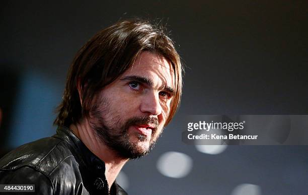 Singer Juanes attends the commemoration of 2015 World Humanitarian Day at the U.N. Headquarters on August 18, 2015 in New York CIty.