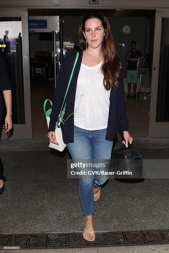 Celebrity Sightings In Los Angeles - August 18, 2015