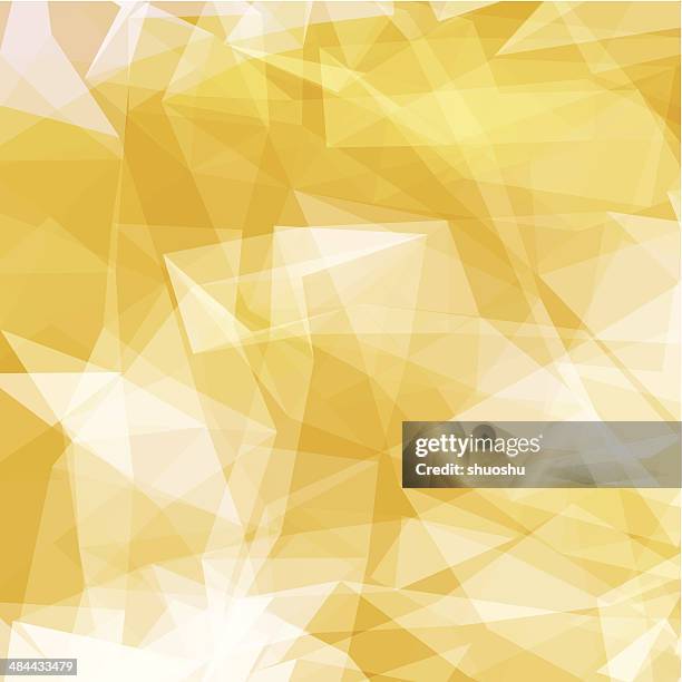 abstract yellow transparency technology shape background - blurred tv background stock illustrations