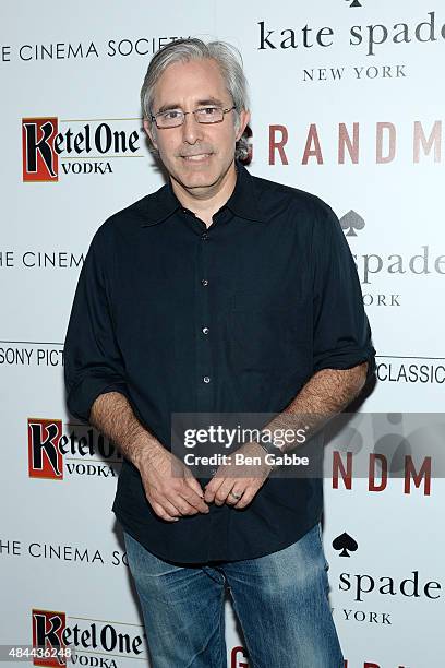 Writer/director Paul Weitz attends The Cinema Society and Kate Spade host a Screening of Sony Pictures Classics' "Grandma" at Landmark Sunshine...