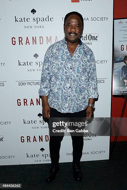 Actor Isiah Whitlock, Jr. Attends The Cinema Society and Kate Spade host a Screening of Sony Pictures Classics' "Grandma" at Landmark Sunshine Cinema...