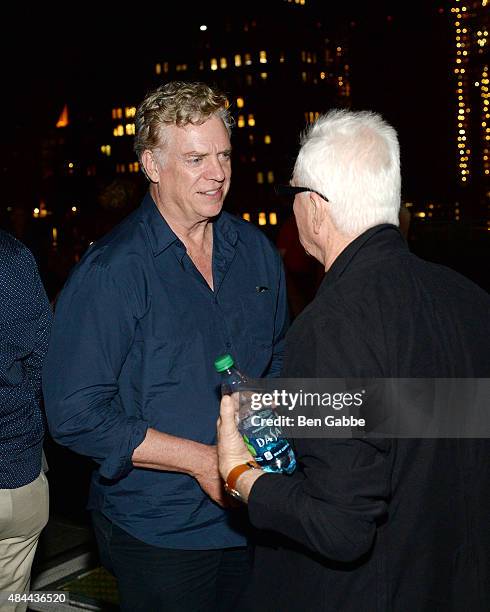 Actors Christopher McDonald and Malcolm McDowell attend The Cinema Society, Kate Spade and Ketel One Vodka host a Screening of Sony Pictures...