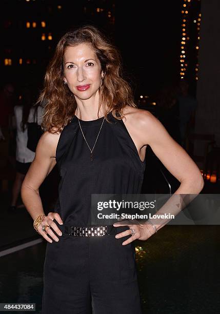 Alysia Reiner attends the after party for a screening of Sony Pictures Classics' "Grandma" hosted by The Cinema Society, Kate Spade and Ketel One...