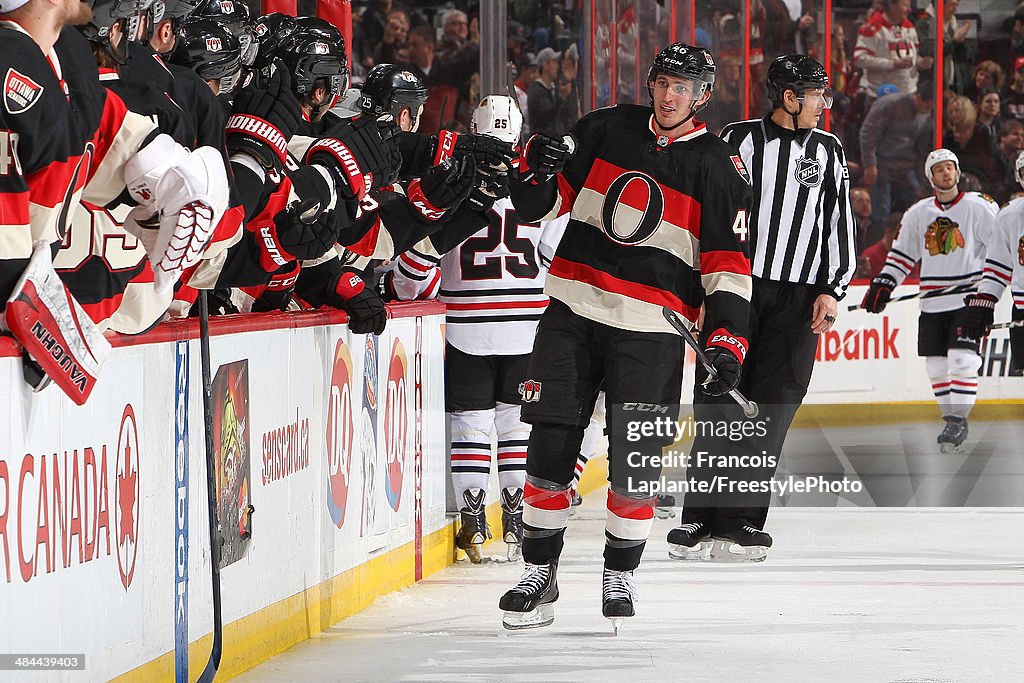 Chicago Blackhawks v Ottawa Senators