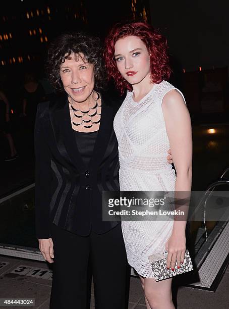 Lily Tomlin and Julia Garner attend the after party for a screening of Sony Pictures Classics' "Grandma" hosted by The Cinema Society, Kate Spade and...