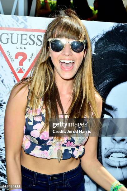 Fernanda Romero attends the GUESS Hotel at the Viceroy Palm Springs on April 12, 2014 in Palm Springs, California.
