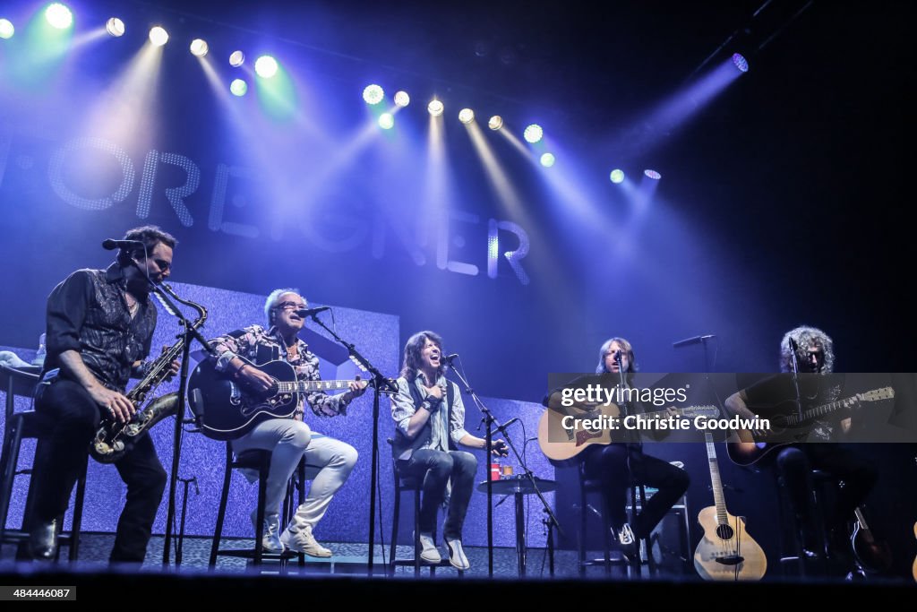 Foreigner Unplugged At Shepherds Bush Empire In London