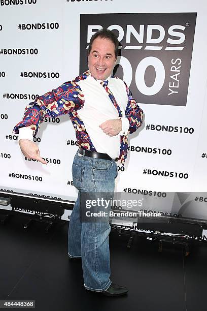 Paul Mercurio poses during Bonds 100th birthday celebration event at Cafe Sydney on August 19, 2015 in Sydney, Australia.