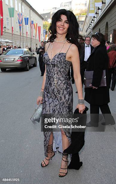 Janine White attends the opening of the easter festival 2014 on April 12, 2014 in Salzburg, Austria.