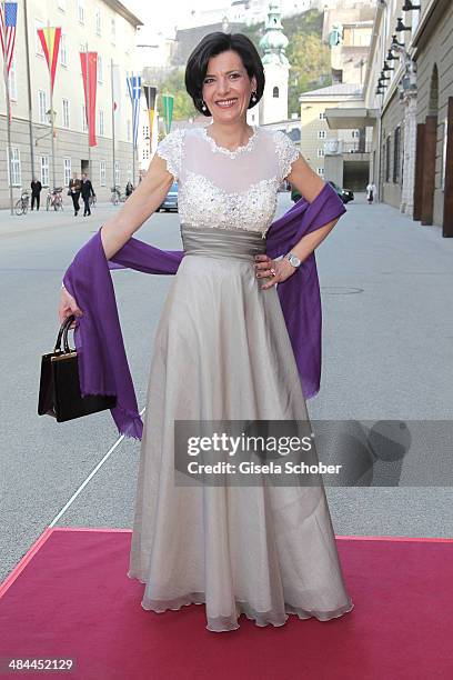 Nicola Schnelldorfer attends the opening of the easter festival 2014 on April 12, 2014 in Salzburg, Austria.