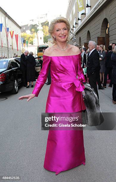 Elisabeth Schaeffler attends the opening of the easter festival 2014 on April 12, 2014 in Salzburg, Austria.