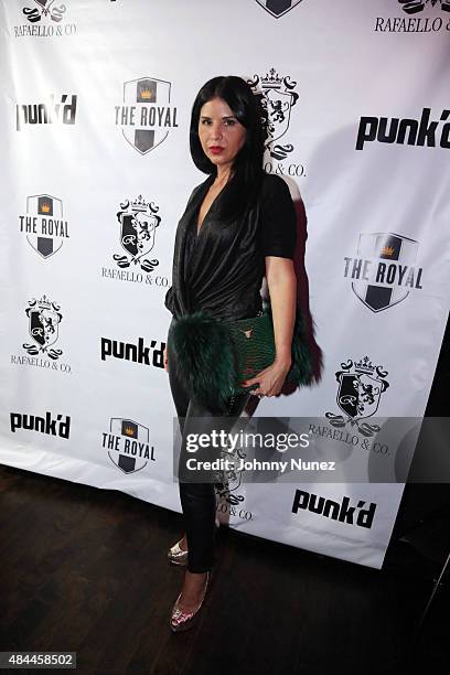 Designer Pilar Tarrau attends the Punk'd! Private Celebrity Viewing Party at The Royal on August 18 in New York City.