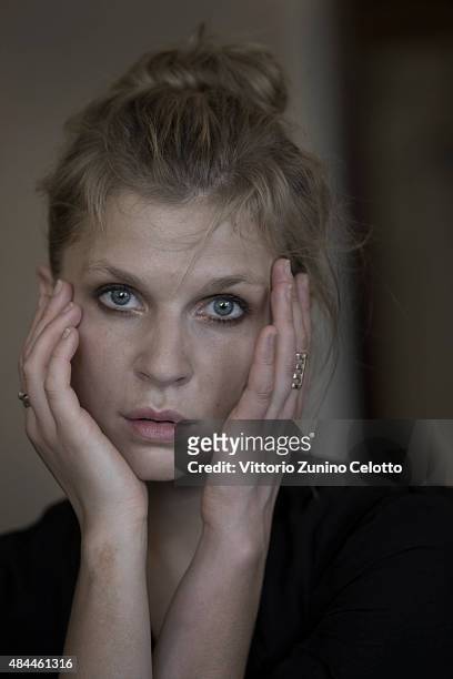 Actress Clemence Poesy is photographed for Self Assignment on August 8, 2015 in Locarno, Switzerland.