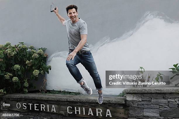 Singer Sakis Rouvas is photographed for Self Assignment on August 12, 2015 in Locarno, Switzerland.