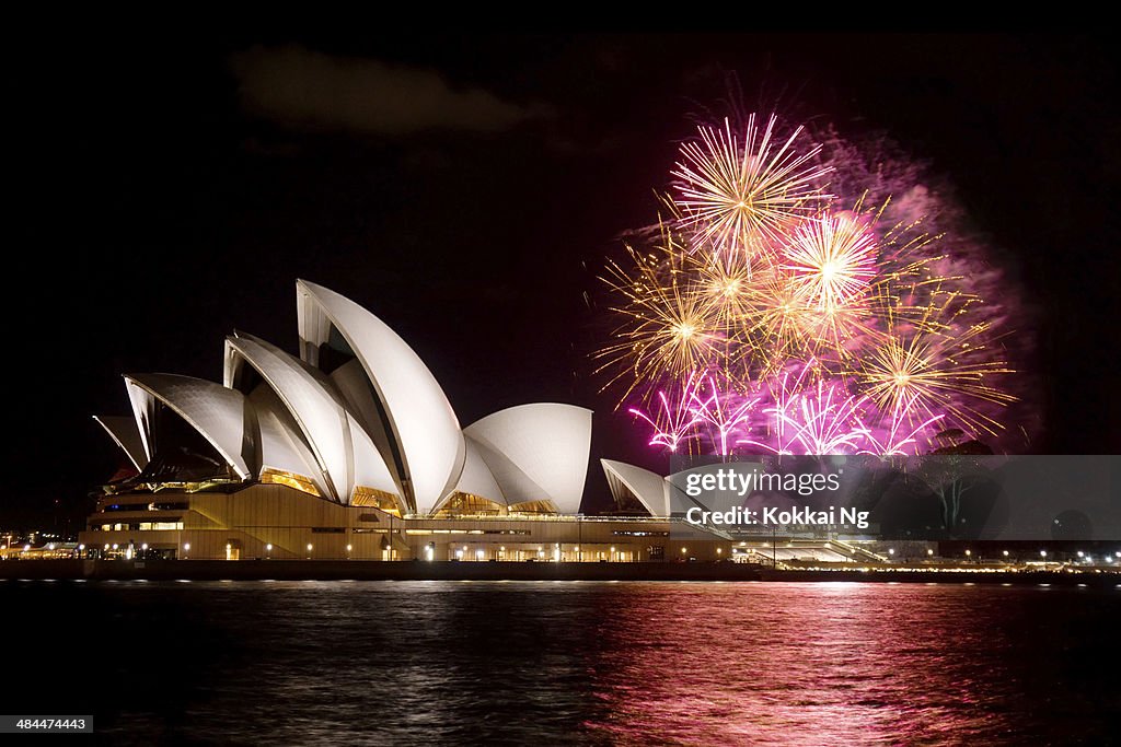 Sydney Opera House Feuerwerk