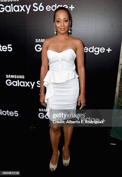 Actress Essence Atkins attends the Samsung Galaxy S6 Edge Plus and Note 5 Launch party on August 18, 2015 in West Hollywood, California.