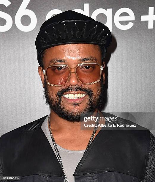 Musician apl.de.ap attends the Samsung Galaxy S6 Edge Plus and Note 5 Launch party on August 18, 2015 in West Hollywood, California.